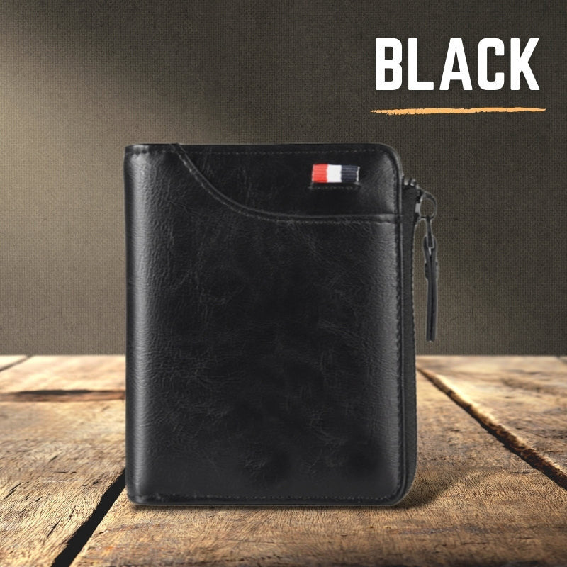 2022 New Fossy Multi-functional RFID Blocking Waterproof Durable PU Leather Wallet