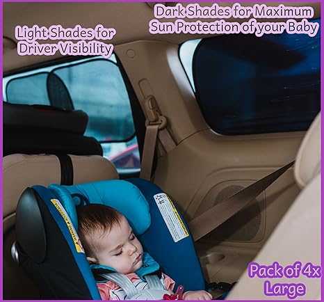 Aldenaire - UVShield Auto | Protect your child and your privacy (4 Packs)