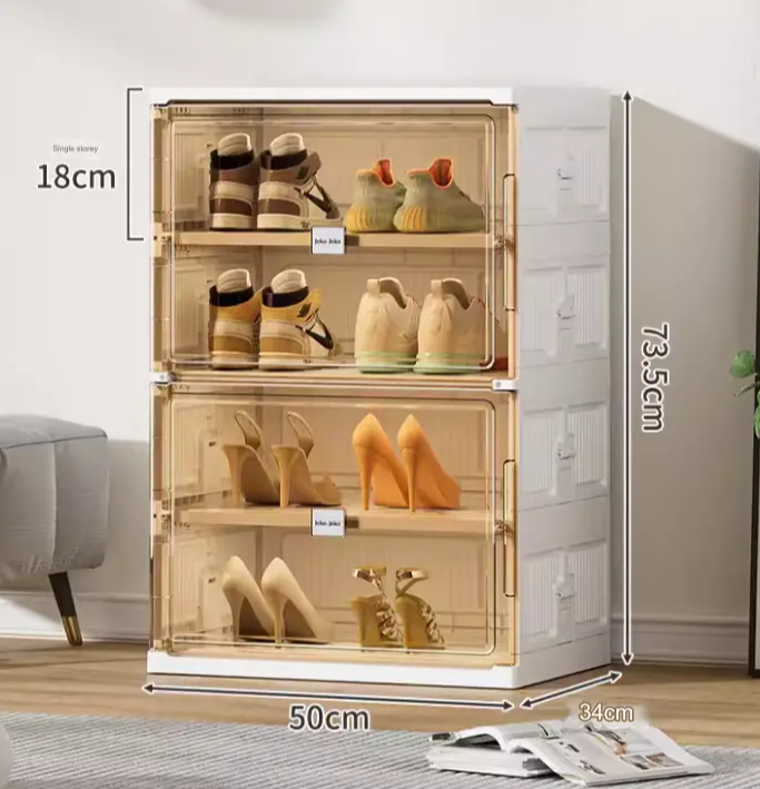 🥾Dust-Free Black Portable Shoe Organizer🎁
