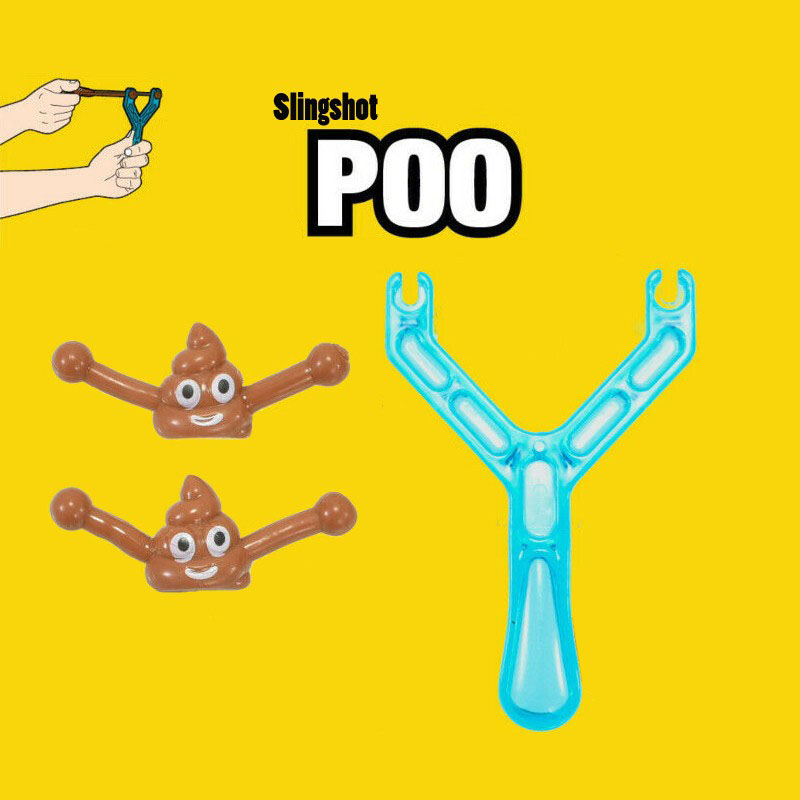(🔥HOT SALE - 49% OFF) Smiley Poop Slingshot Toy, Buy 5 Get 3 Free & Free Shipping