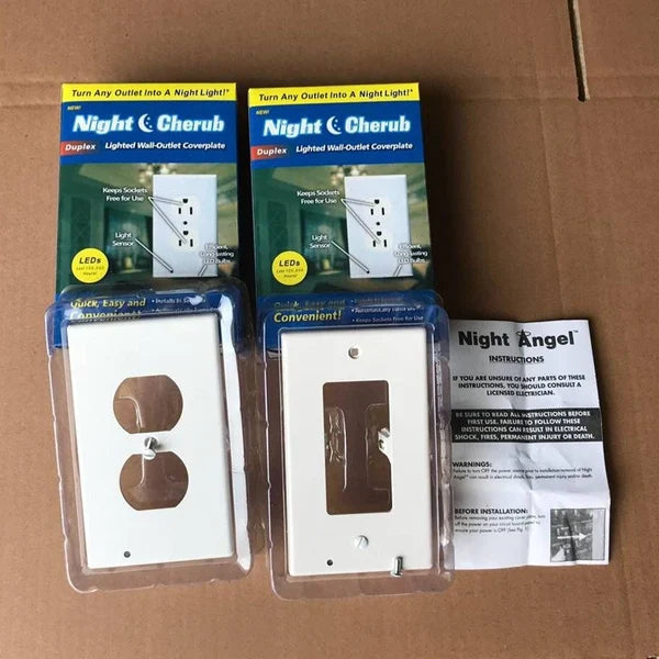 Last Day 50% OFF💡Outlet Wall Plate With Night Lights(No Batteries or Wires)