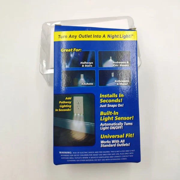 Last Day 50% OFF💡Outlet Wall Plate With Night Lights(No Batteries or Wires)