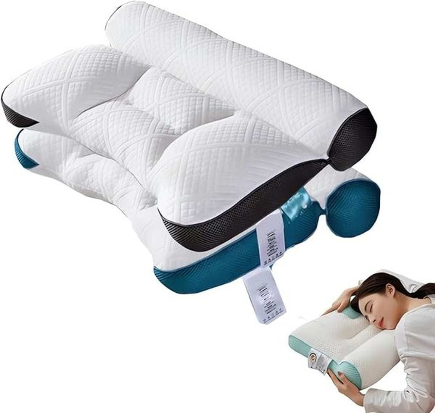 Premium Contour Relief Ergonomic Pillow