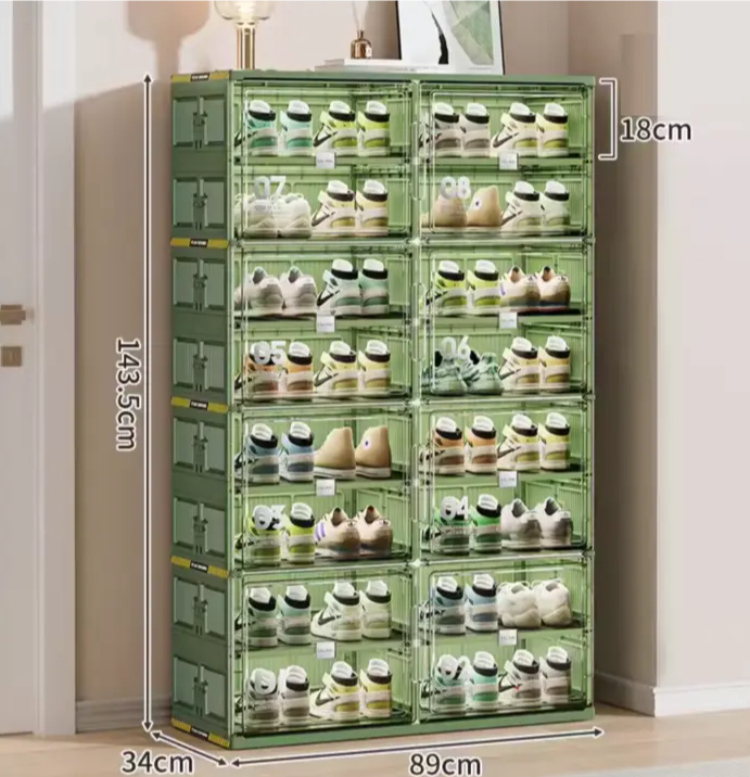 🥾Dust-Free Black Portable Shoe Organizer🎁