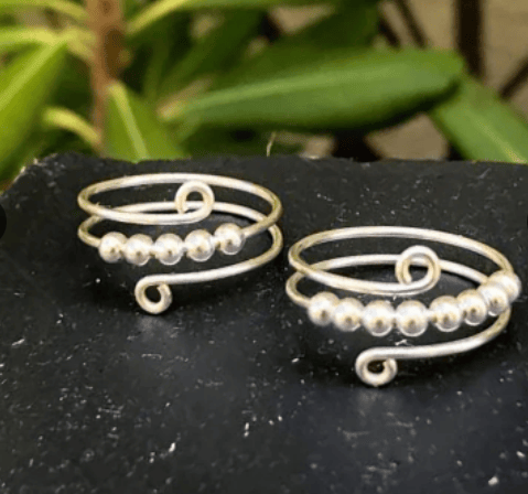 🔥 Last Day Promotion 49% OFF 🔥For Daughter - Drive Away Your Anxiety Circle Beads Fidget Ring
