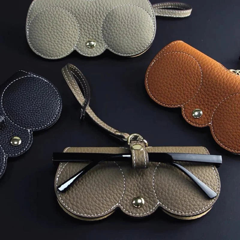 🏆Hot Sale🔥Soft Leather Sunglasses Bag 🔥